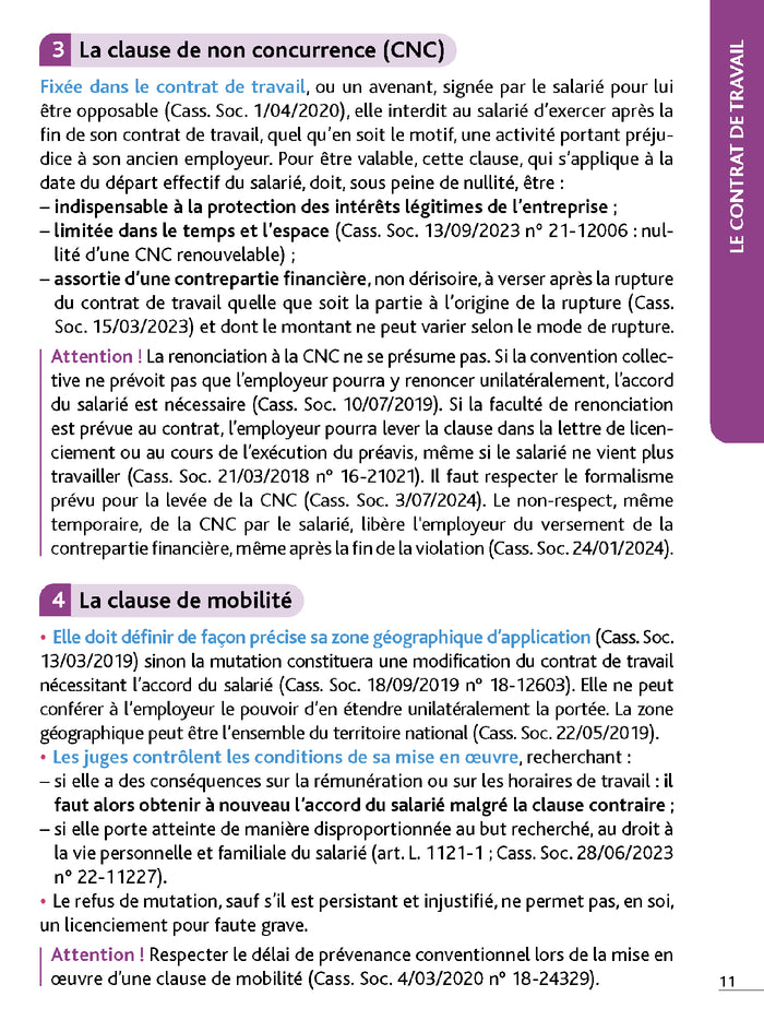 Top'Actuel Droit du travail  2025-2026