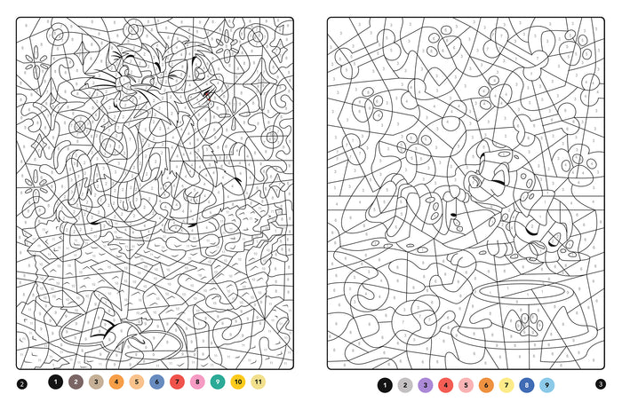 Mes coloriages magiques mystères - Spécial chiens et chats