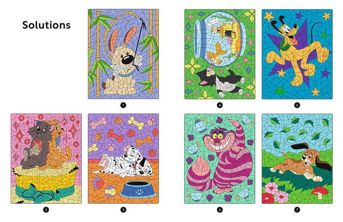 Mes coloriages magiques mystères - Spécial chiens et chats