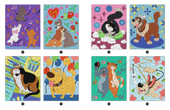 Mes coloriages magiques mystères - Spécial chiens et chats