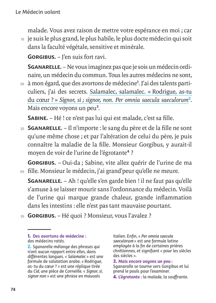 L'Amour médecin, Le Médecin volant