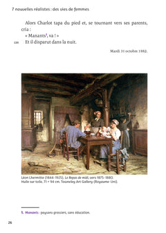 Nouvelles réalistes (Maupassant, Zola, Tinayre, Mirbeau)