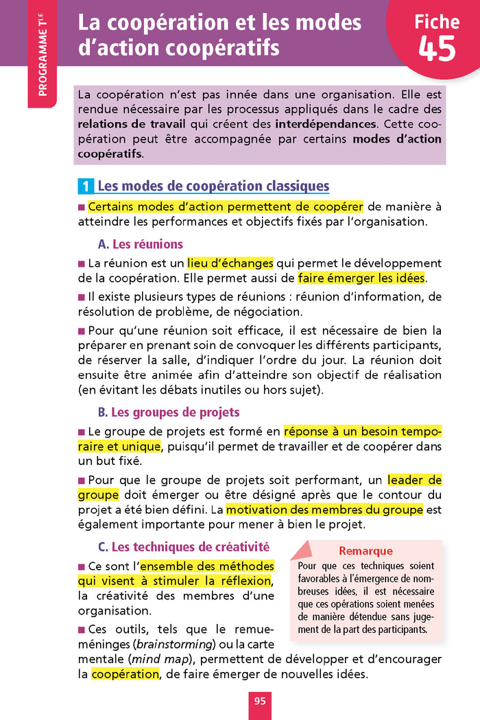 Objectif BAC Fiches 1re et Term STMG Management, Sciences de gestion et numérique