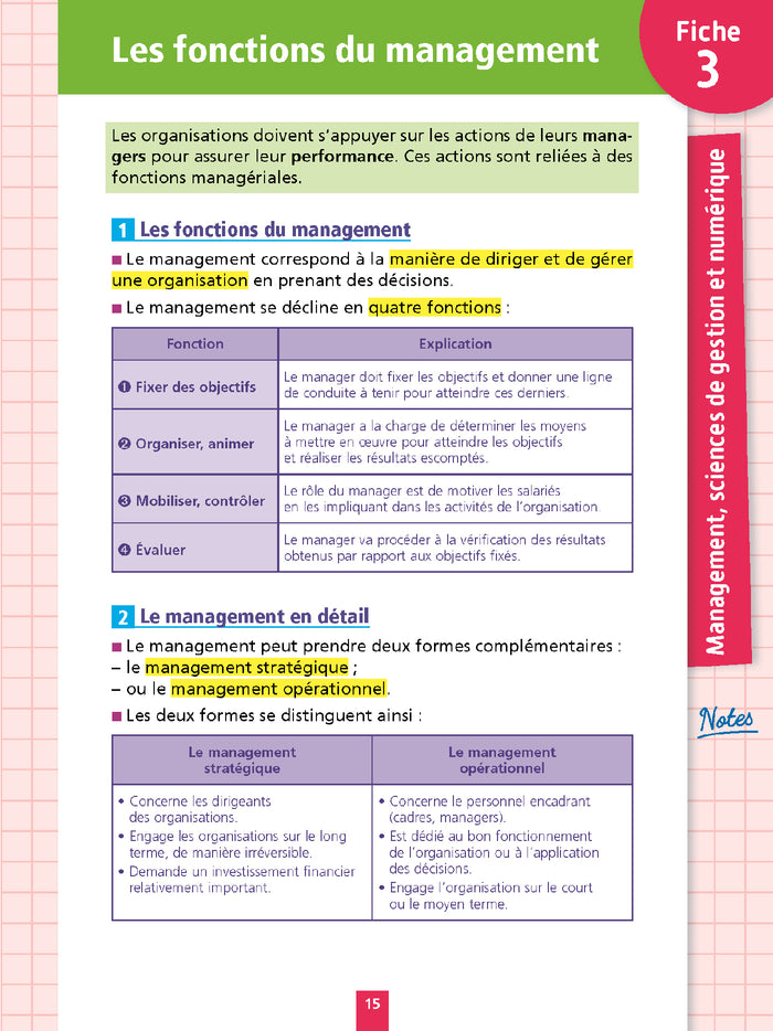 Objectif Bac Fiches Tout-en-un 1re et Term STMG