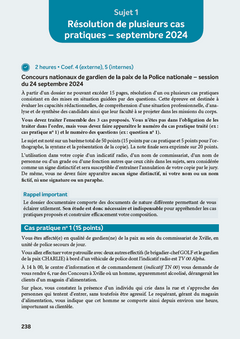 Concours Gardien de la paix 2025-2026 -Tout-en-un