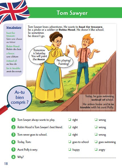 Réussir l'anglais en 6e