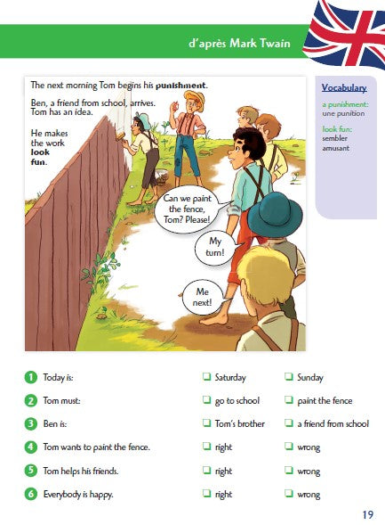 Réussir l'anglais en 6e