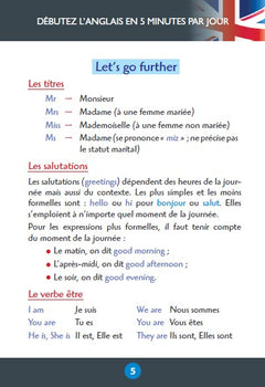 Débutez l'anglais en 5 minutes par jour