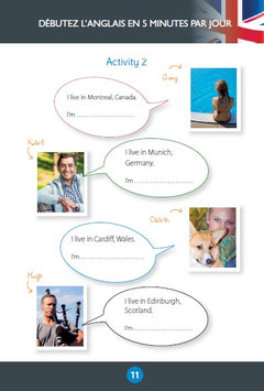 Débutez l'anglais en 5 minutes par jour