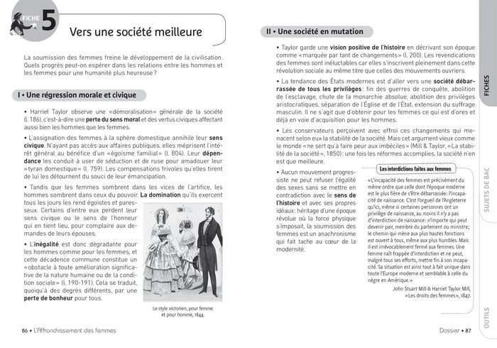 L'affranchissement des femmes