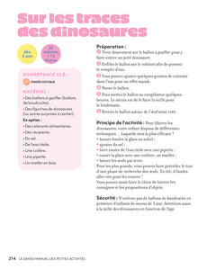 Le grand manuel des petites activités