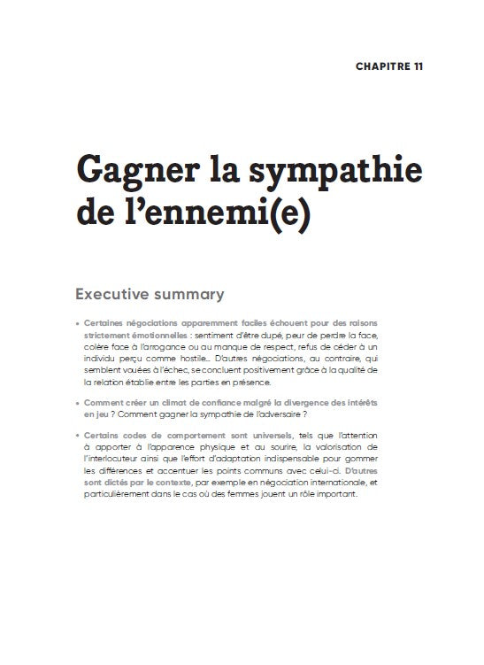 Négocier et défendre ses marges