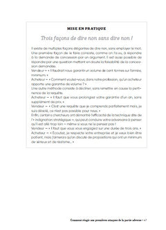 Négocier et défendre ses marges