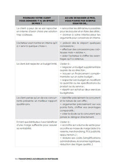 Négocier et défendre ses marges
