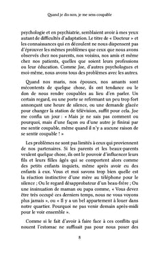 Quand je dis non, je me sens coupable