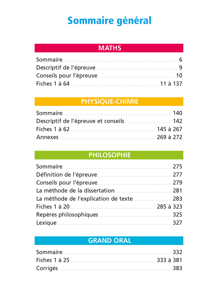 Objectif BAC Fiches Tout-en-un Tle