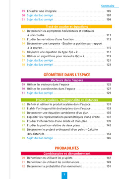 Objectif Bac Fiches - Spécialité Maths Tle