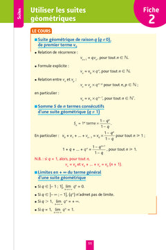 Objectif Bac Fiches - Spécialité Maths Tle