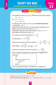 Objectif Bac Fiches - Spécialité Maths Tle