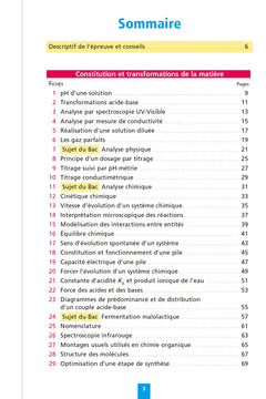 Objectif Bac Fiches - Spécialité Physique - Chimie Tle