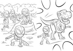 SPIDEY ET SES AMIS EXTRAORDINAIRES - Maxi Colo - MARVEL