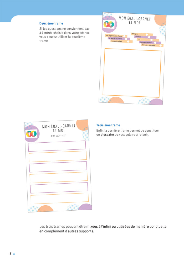 Enseigner pratiques -  L'égalité Filles-Garçons à l'école - Cycles 1, 2 et 3
