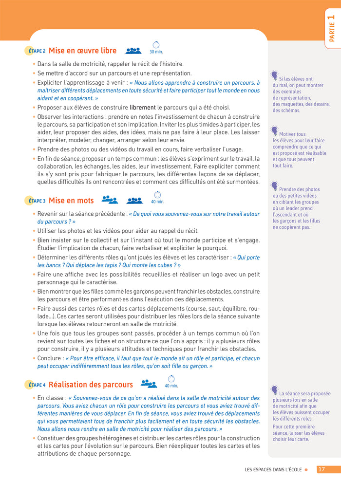 Enseigner pratiques -  L'égalité Filles-Garçons à l'école - Cycles 1, 2 et 3