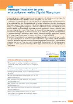 Enseigner pratiques -  L'égalité Filles-Garçons à l'école - Cycles 1, 2 et 3