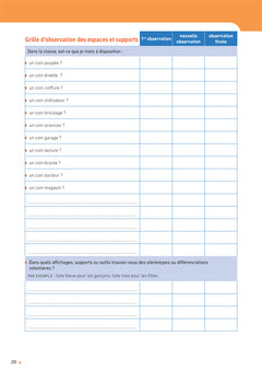 Enseigner pratiques -  L'égalité Filles-Garçons à l'école - Cycles 1, 2 et 3