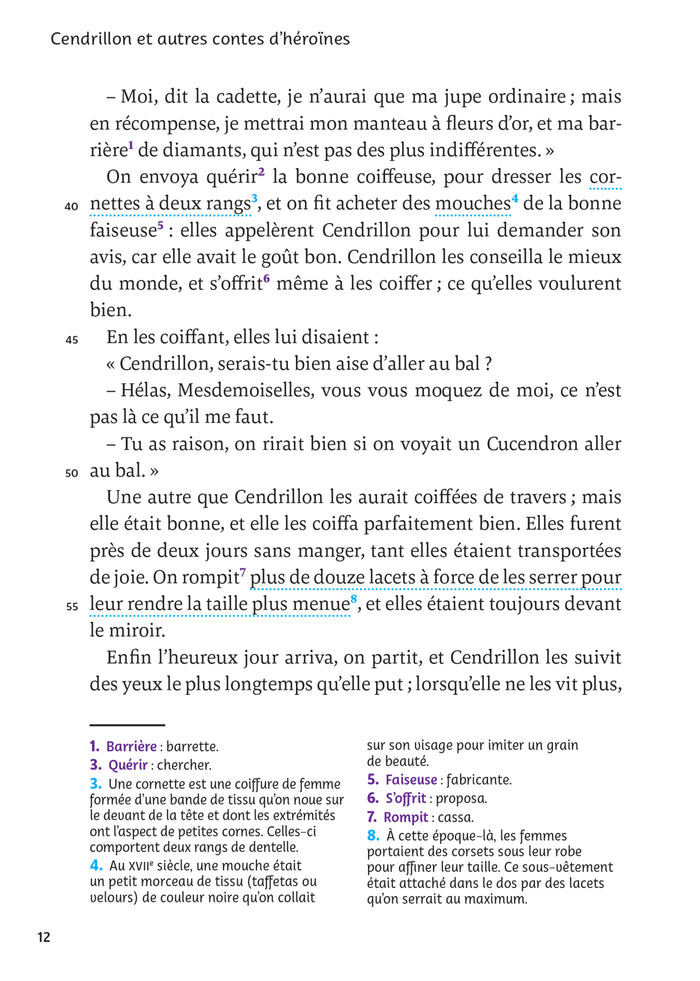 Cendrillon et autres contes d'héroïnes (Perrault, de Beaumont, Andersen, Gay-Para, Hampâté Bâ)