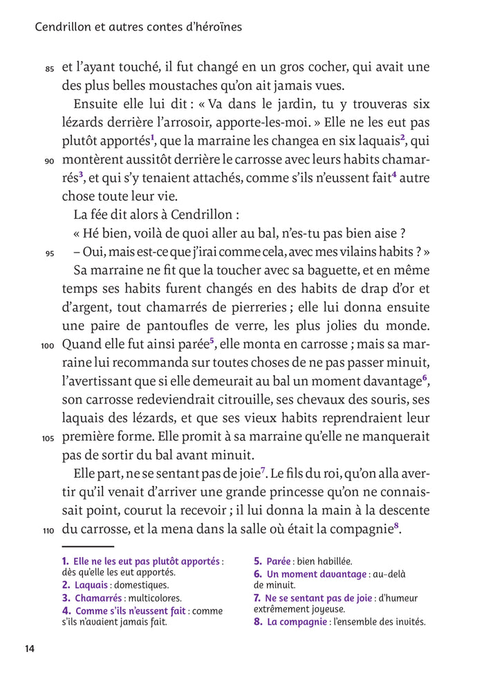 Cendrillon et autres contes d'héroïnes (Perrault, de Beaumont, Andersen, Gay-Para, Hampâté Bâ)