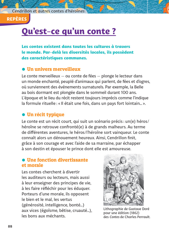 Cendrillon et autres contes d'héroïnes (Perrault, de Beaumont, Andersen, Gay-Para, Hampâté Bâ)