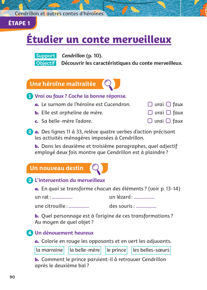 Cendrillon et autres contes d'héroïnes (Perrault, de Beaumont, Andersen, Gay-Para, Hampâté Bâ)