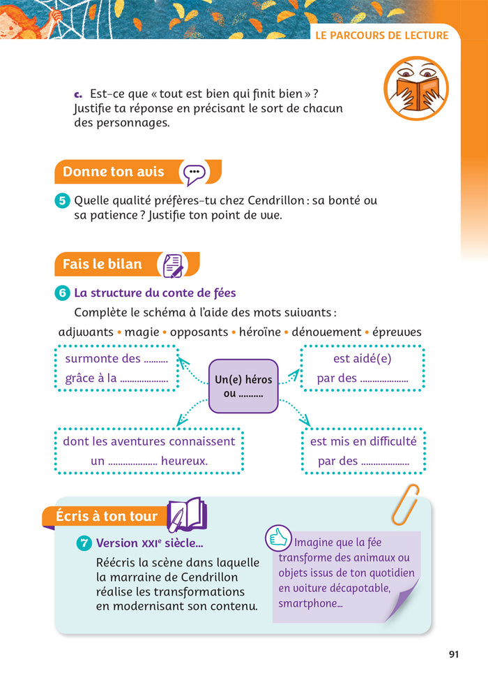 Cendrillon et autres contes d'héroïnes (Perrault, de Beaumont, Andersen, Gay-Para, Hampâté Bâ)