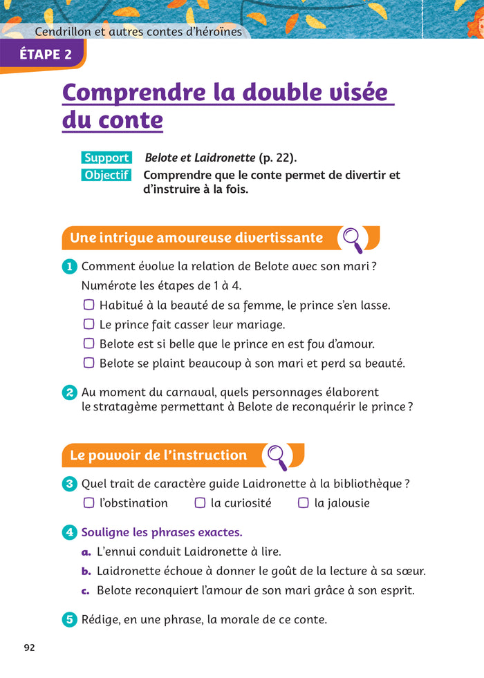 Cendrillon et autres contes d'héroïnes (Perrault, de Beaumont, Andersen, Gay-Para, Hampâté Bâ)