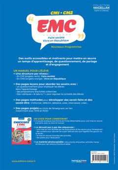 Magellan Enseignement moral et civique (EMC) CM - Ed. 2025 - Manuel élève