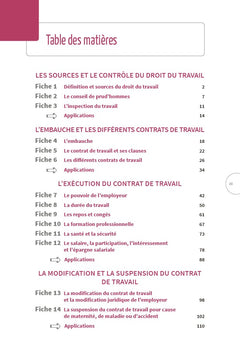Droit du travail 2025 en 28 fiches