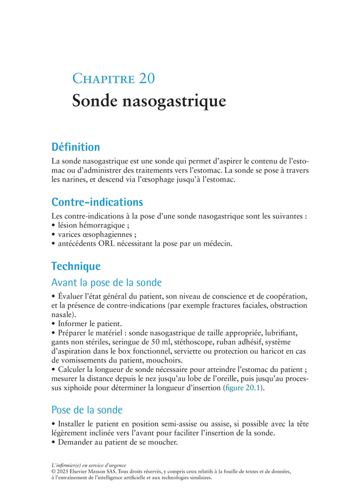 L'infirmier(e) en service d'urgence