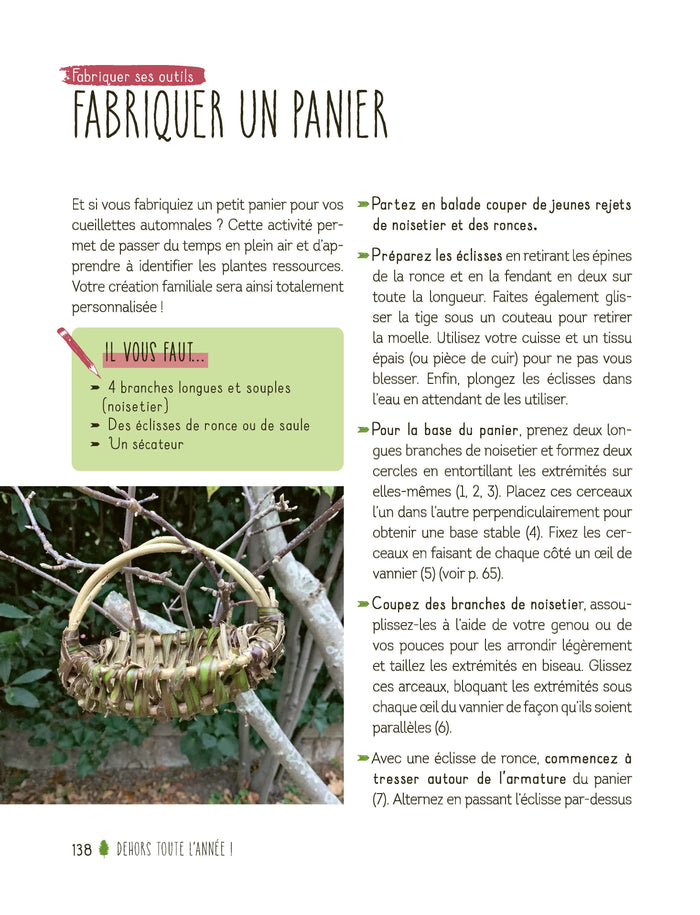 1 heure dehors toute l'année !