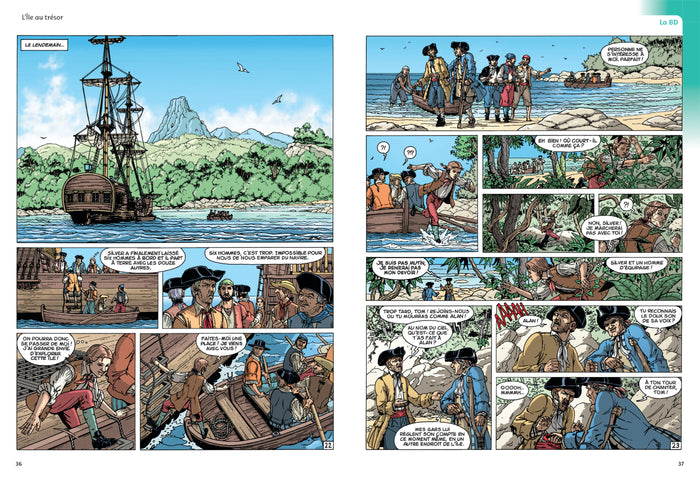 L'île au trésor en BD