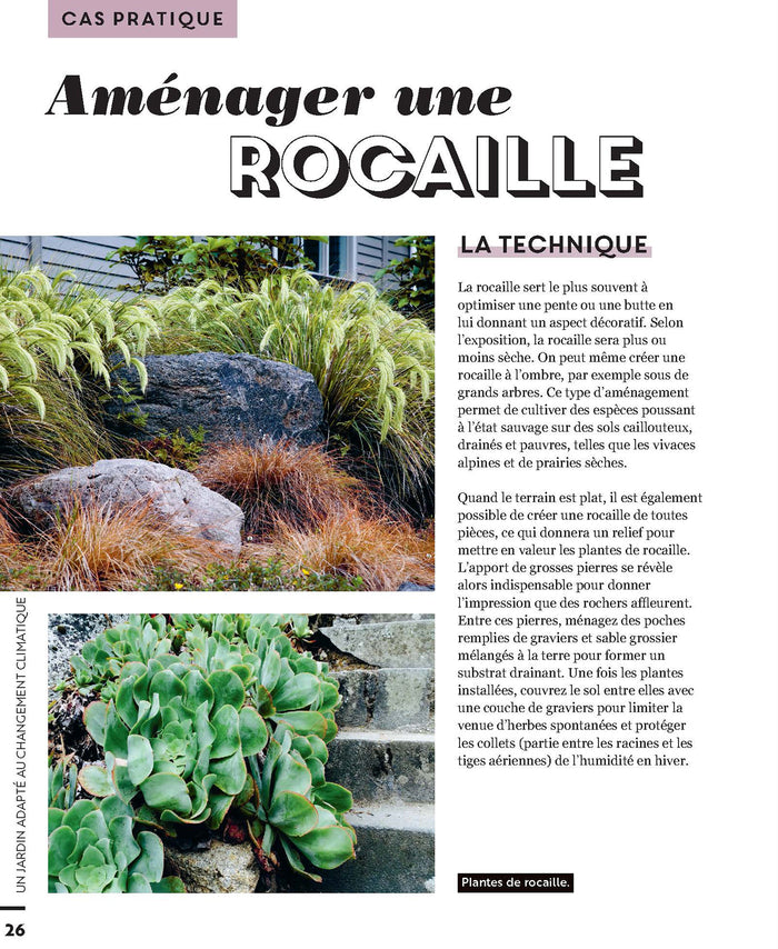 Un jardin adapté au changement climatique