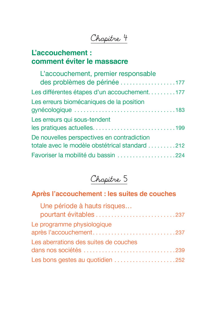 Périnée arrêtons le massacre !