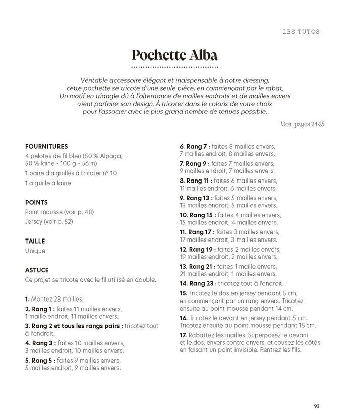 Vêtements en tricot