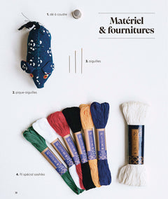 Broderie d'Asie, Sashiko & Point de croix