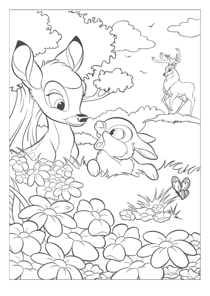 Grands blocs coloriages Disney Summer time