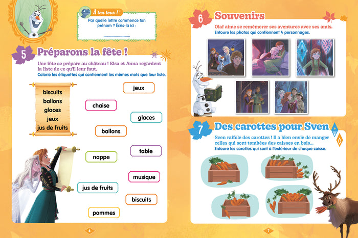 Disney - La Reine des neiges 2 - De la Grande Section au CP - Mes jeux de vacances