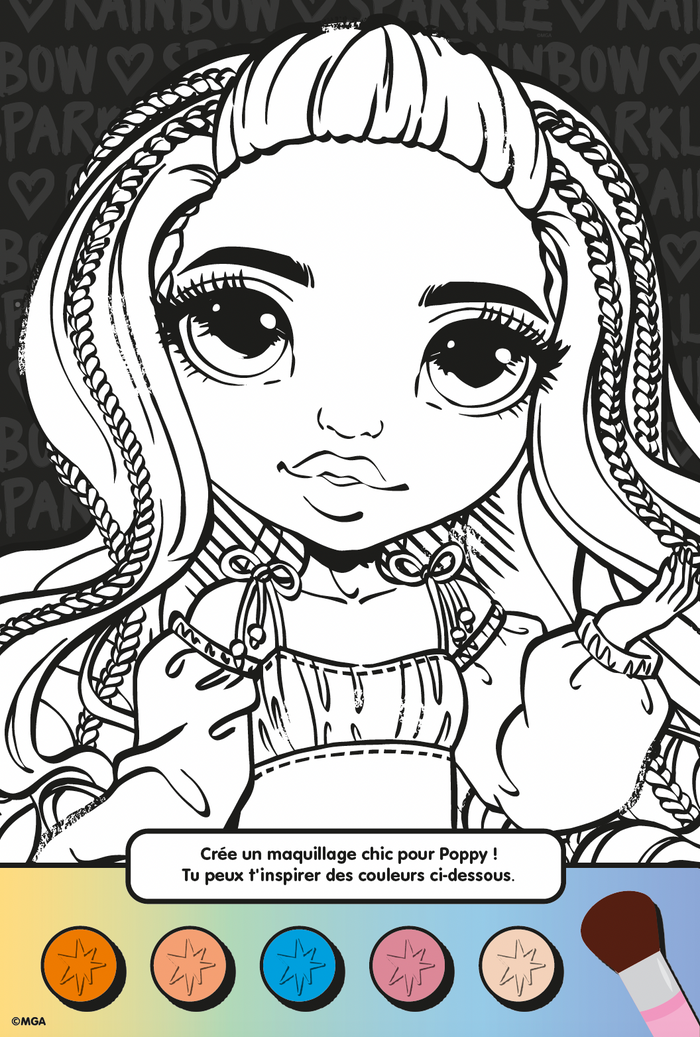 Rainbow High - Je maquille