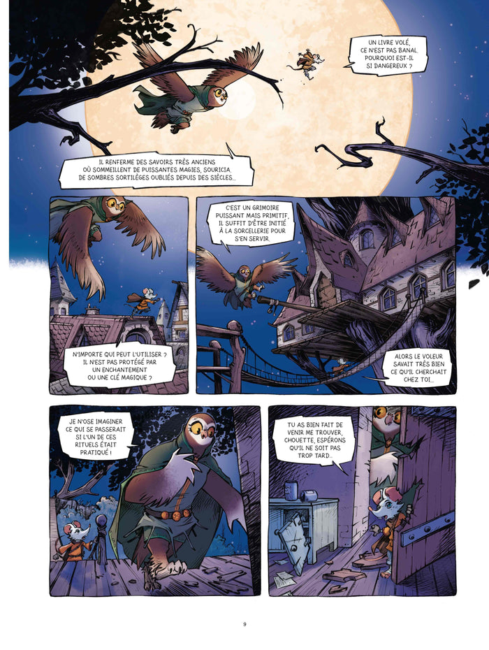 Souricia et le géant de la clairière