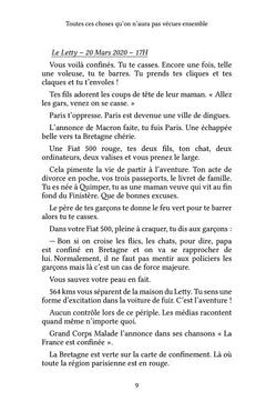 Toutes ces choses qu'on n'aura pas vécues ensemble