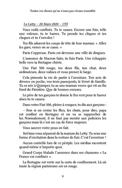 Toutes ces choses qu'on n'aura pas vécues ensemble